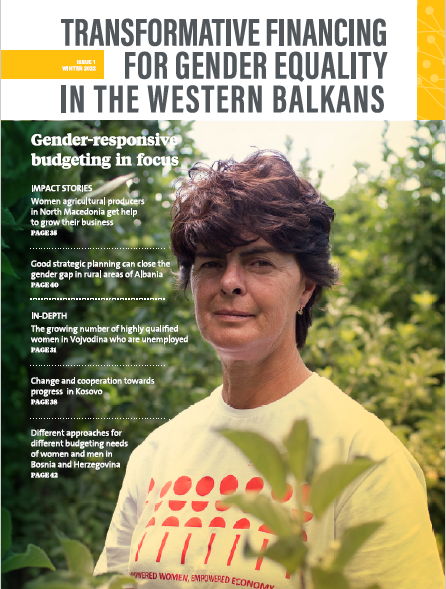 UN Women Transformative Financing for Gender Equality in the Western Balkans’ magazine is here